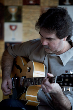 Doug performing